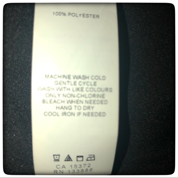 NWT Black Drawstring Dress - Picture 3 of 3